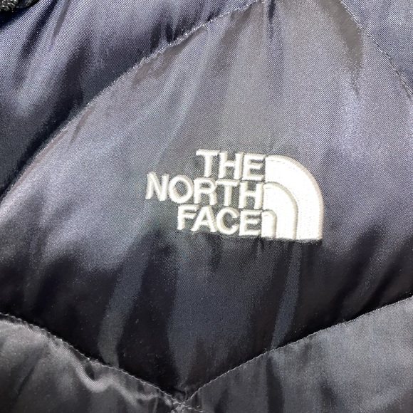 The North Face 550 Goose Down Black Puffer Vest Womens Sz Large Ski Winter Warm - Picture 2 of 9
